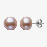Dyed Cultured Freshwater Pearl Sterling Silver Stud Earrings