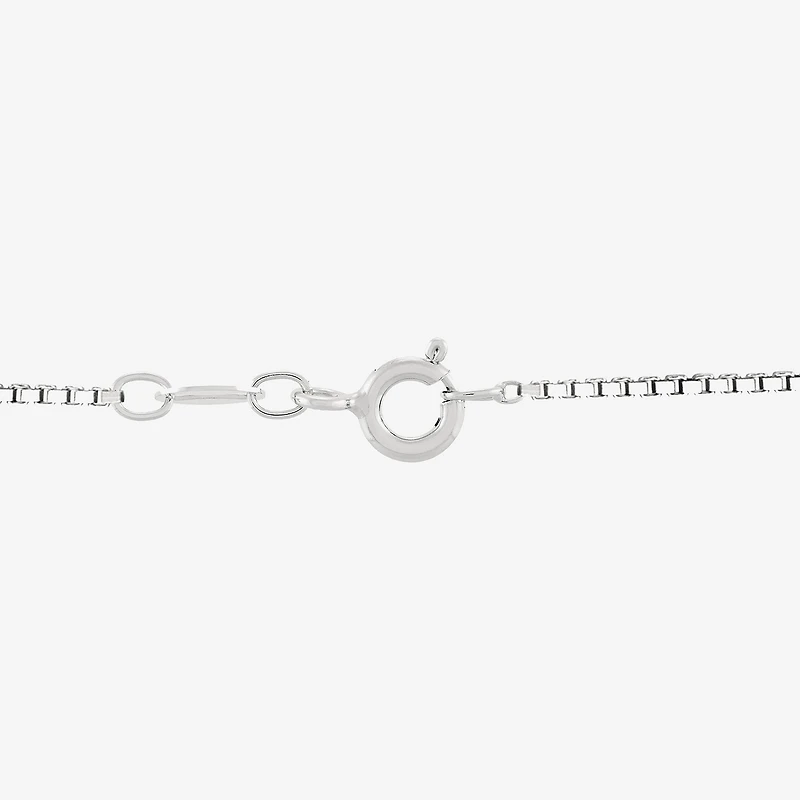 "Mom" (H-I / Si2) Womens 1/4 CT. T.W. Lab Grown White Diamond Sterling Silver Heart 18 Inch Pendant Necklace