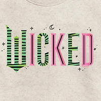 Big Kid Girls Crew Neck Long Sleeve Wicked Sweatshirt