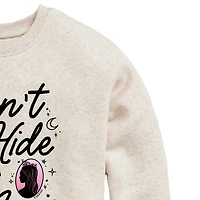 Dont Hide Magic Big Kid Girls Crew Neck Long Sleeve Wicked Sweatshirt