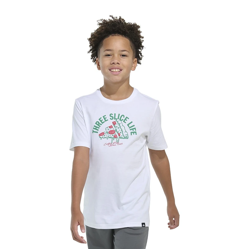 adidas Big Kid Boys Crew Neck Short Sleeve Regular Fit Graphic T-Shirt
