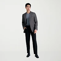 Haggar Premium Comfort Mens Straight Fit Dress Flat Front Pant