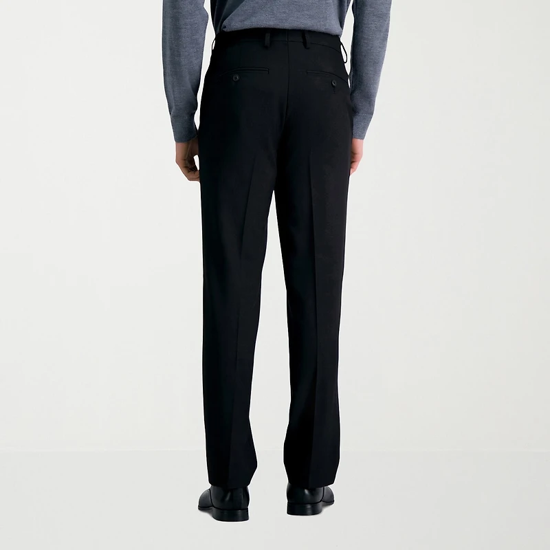 Haggar Premium Comfort Mens Straight Fit Dress Flat Front Pant