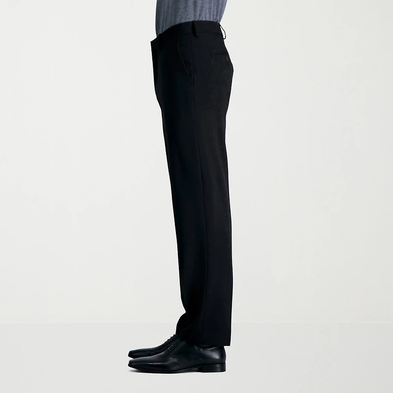 Haggar Premium Comfort Mens Straight Fit Dress Flat Front Pant