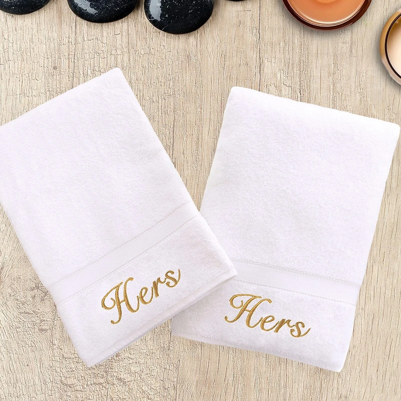 Linum Home Textiles Hers And 2-pc. Hand Towel