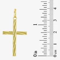 Cross Mens 10K Gold Cross Pendant
