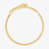 Gold Addiction Womens 15.5MM 10K Heart Band