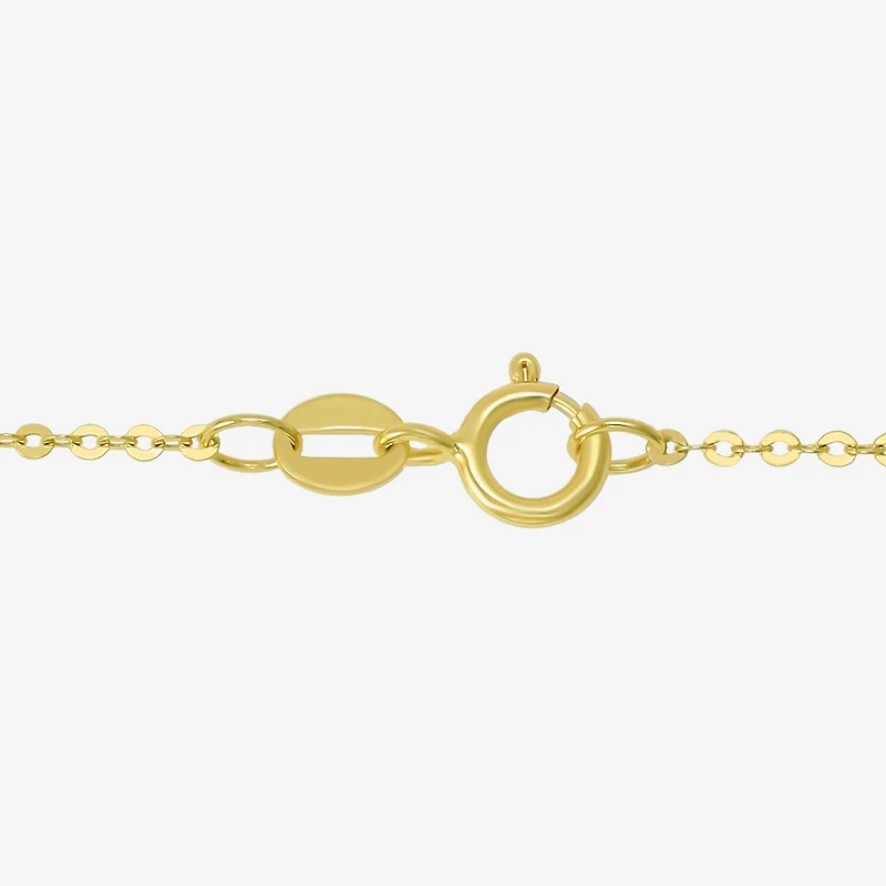 Gold Addiction Womens 10K Gold 18 Inch Link Chain Necklace