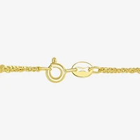 Silver Addiction Womens 14K Gold Over Silver 18 Inch Link Chain Necklace