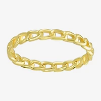 Silver Addiction Womens White Cubic Zirconia 14K Gold Over Silver Ring Set
