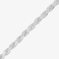 Made in Italy Mens Sterling Silver 30 Inch Rope Chain Necklace