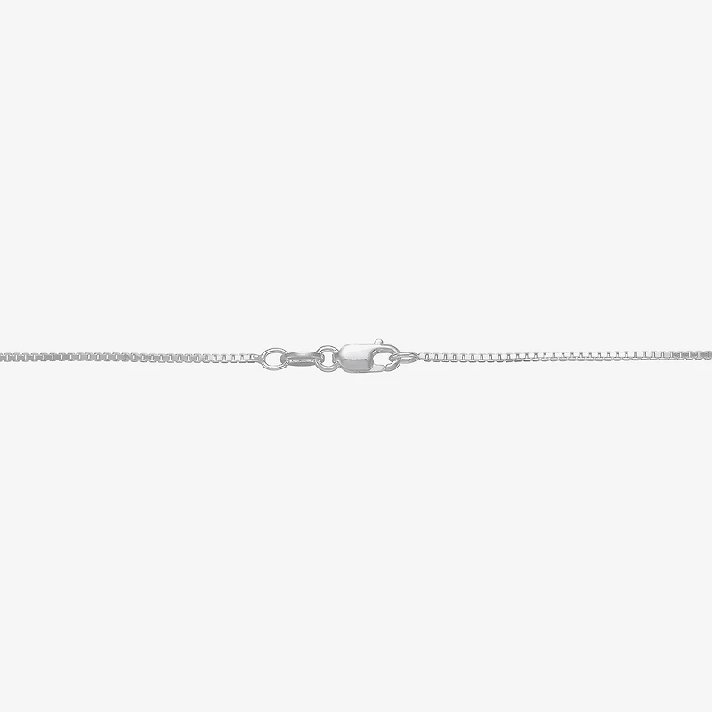 Made in Italy Womens Sterling Silver 16 Inch Box Chain Necklace