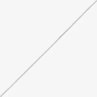 Made in Italy Womens Sterling Silver 20 Inch Box Chain Necklace
