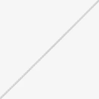Made in Italy Womens Sterling Silver 18 Inch Wheat Chain Necklace