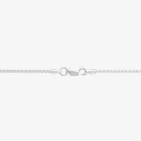 Made in Italy Womens Sterling Silver 24 Inch Wheat Chain Necklace