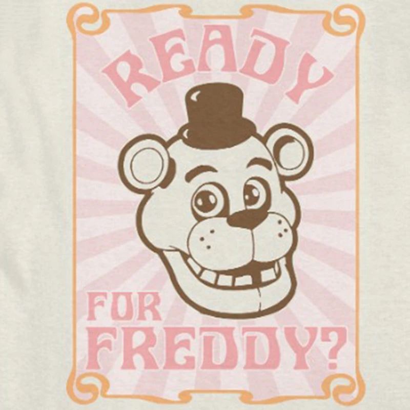 Little & Big Kid Girls Crew Neck Short Sleeve Regular Fit Freddy Graphic T-Shirt