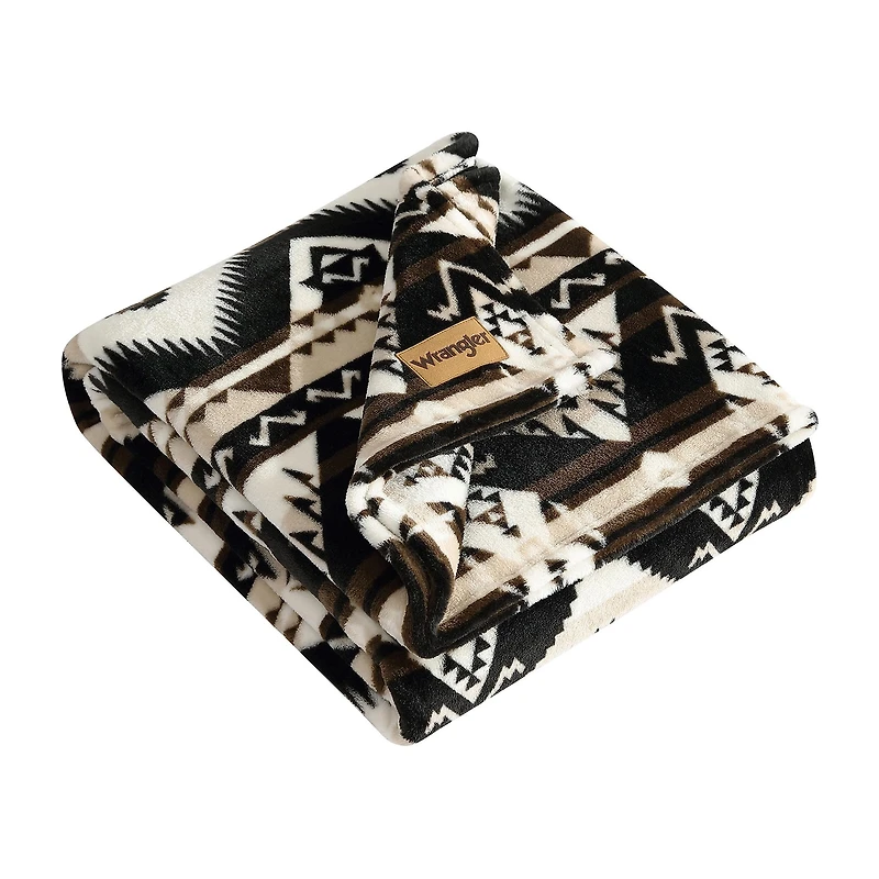 Wrangler Jesse Plush Washable Throw