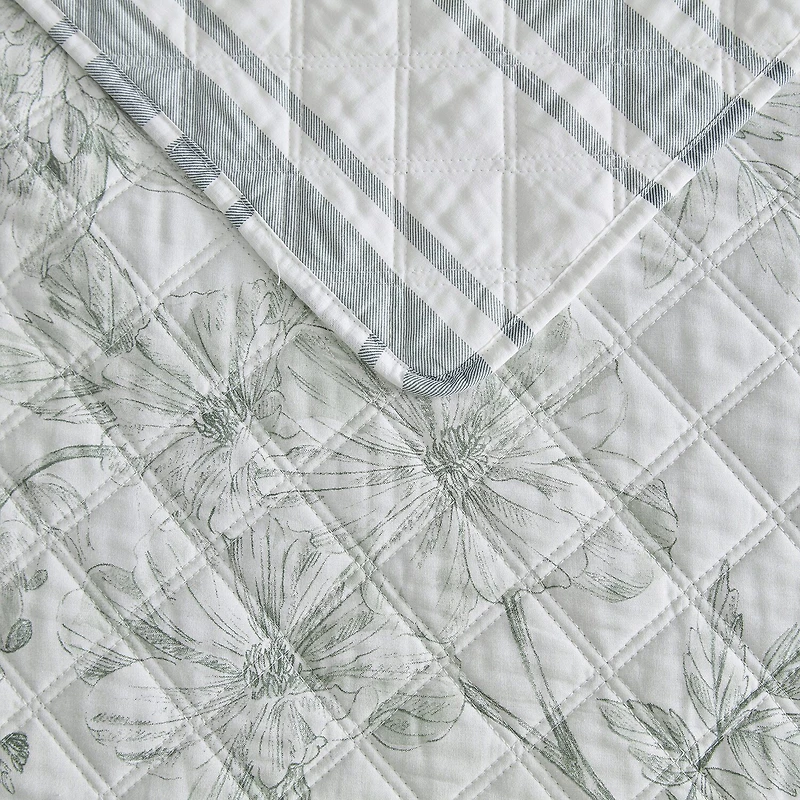 Martha Stewart Printed Quilted Throw