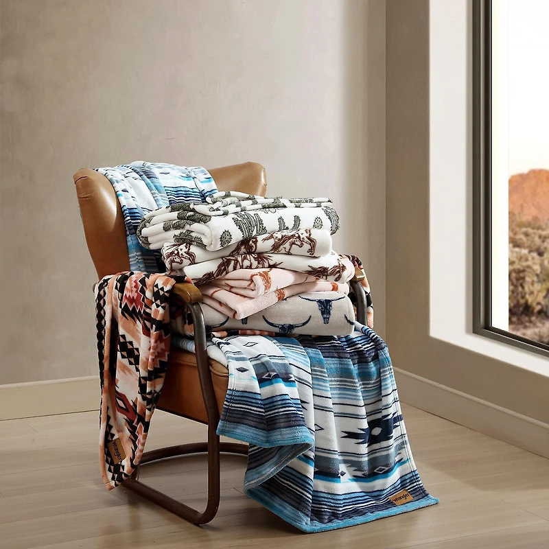 Wrangler Coyote Sands 50x70 Washable Throw