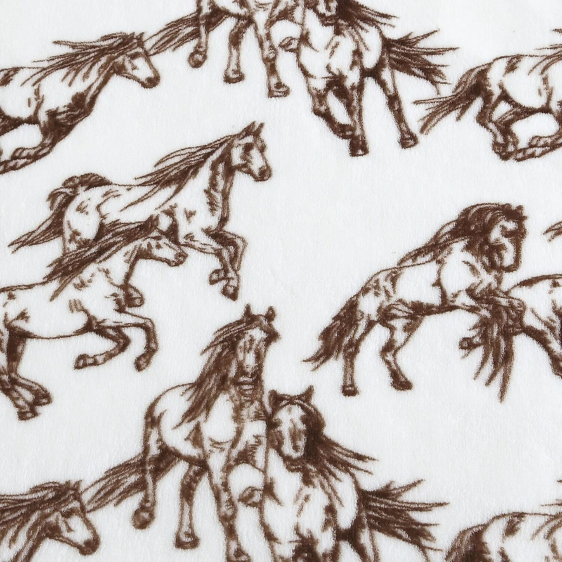 Wrangler Mustangs Washable Throw