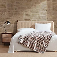 Eddie Bauer Deer Snowflake Washable Throw