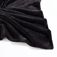 Eddie Bauer Ultra Lux Solid Washable Throw