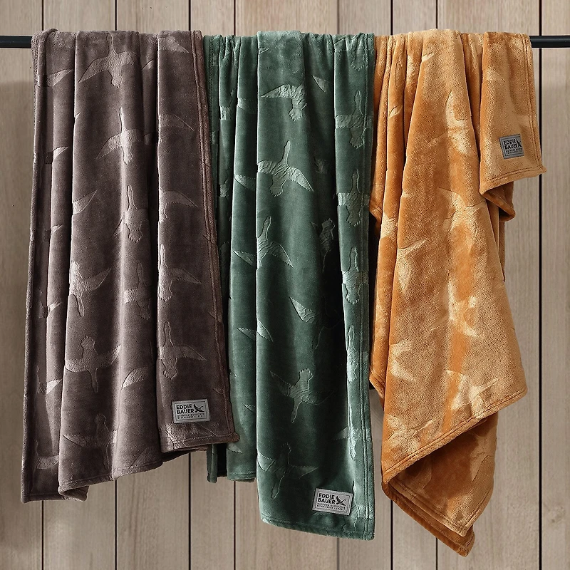 Eddie Bauer Geese 50x70 Washable Throw