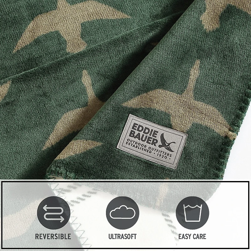 Eddie Bauer Geese 60x70 Washable Throw
