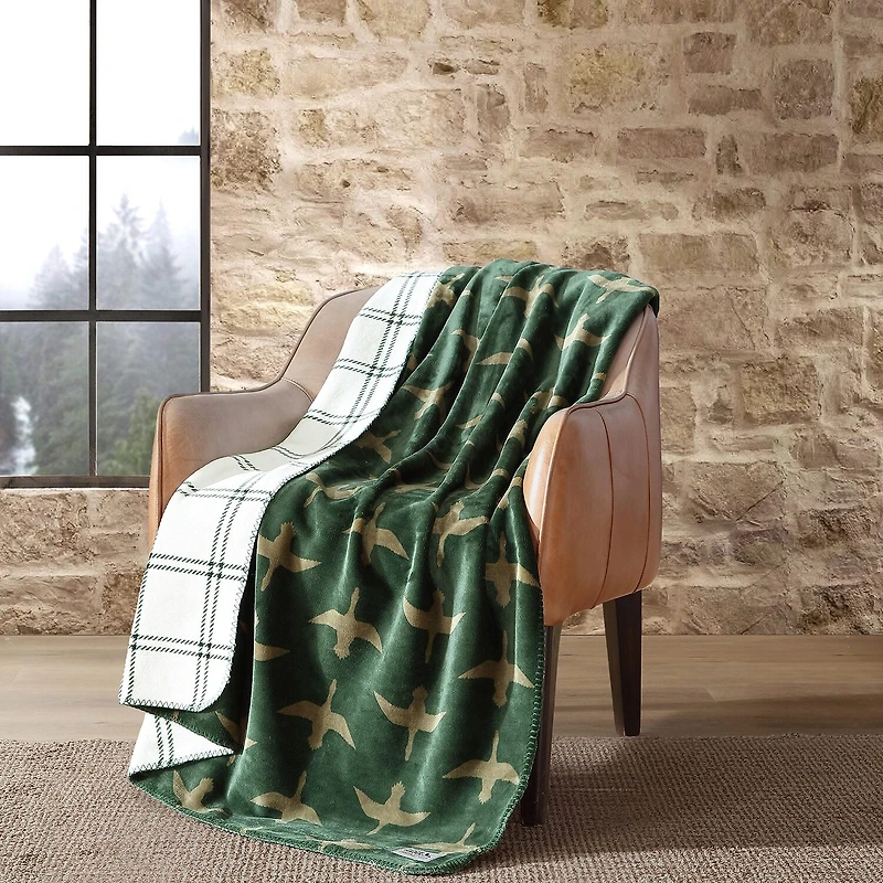 Eddie Bauer Geese 60x70 Washable Throw