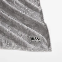 Eddie Bauer Woodblock Floral Washable Throw