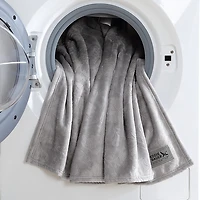 Eddie Bauer Woodblock Floral Washable Throw