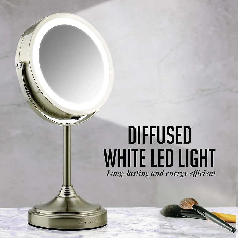Ovente 7X Magnification Makeup Mirror