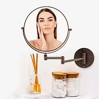 Ovente Wall Mounted Makeup Mirror