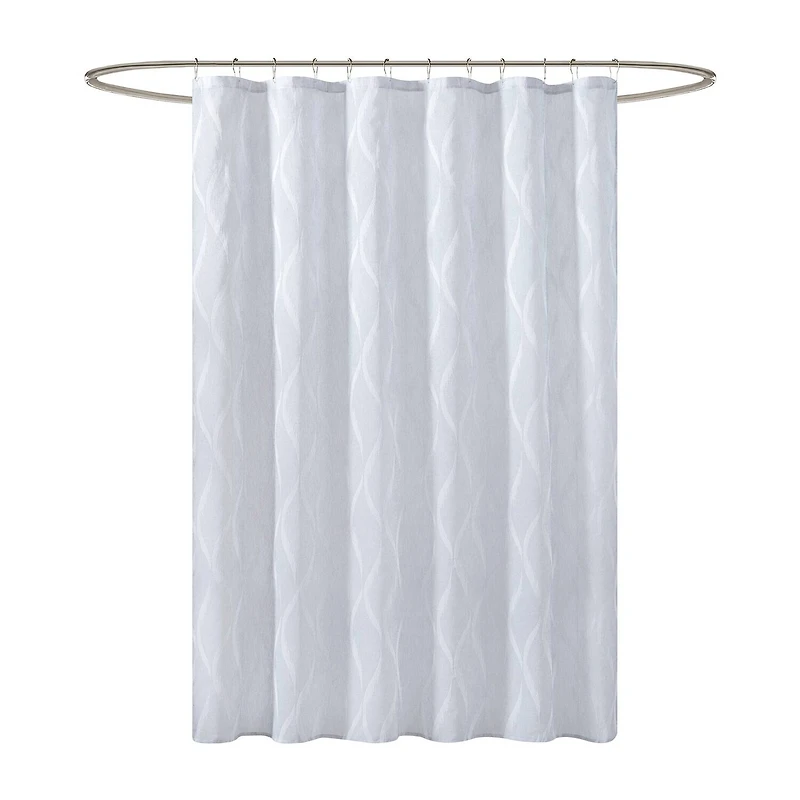 Madison Park Candice Sheer Shower Curtain