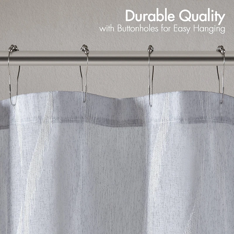 Madison Park Candice Sheer Shower Curtain
