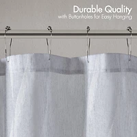 Madison Park Candice Sheer Shower Curtain