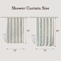 Laura Ashley Nora Floral Print Cotton Shower Curtain