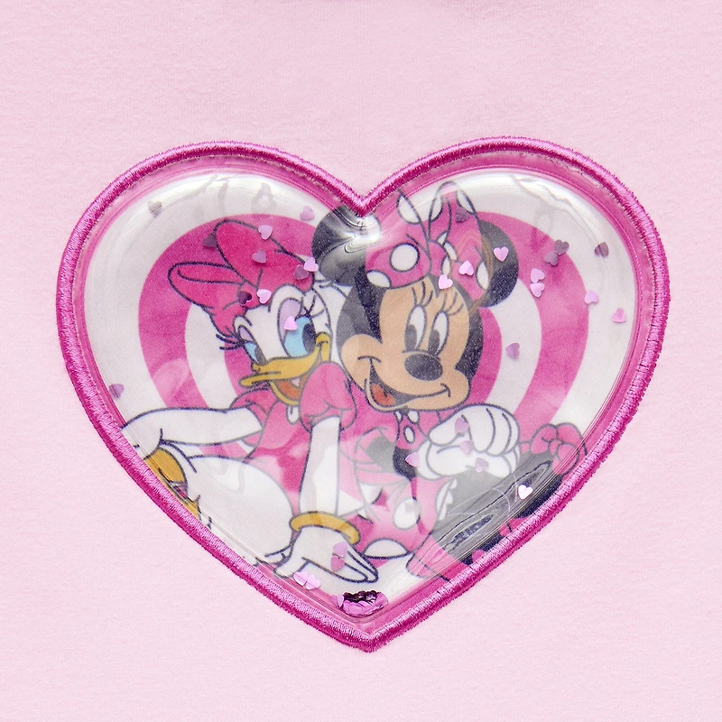 Disney Collection Little & Big Kid Girls Long Sleeve Daisy Duck Minnie Mouse Tutu Dress