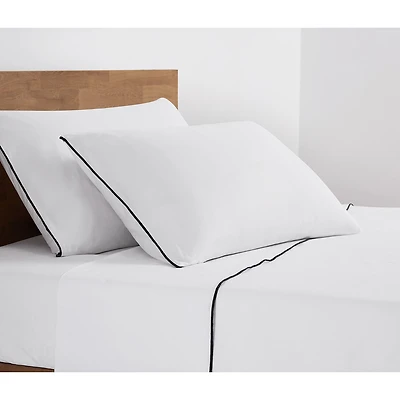 Brooklyn Loom Merrowed Edge Cotton Deep Pocket Sheet Set