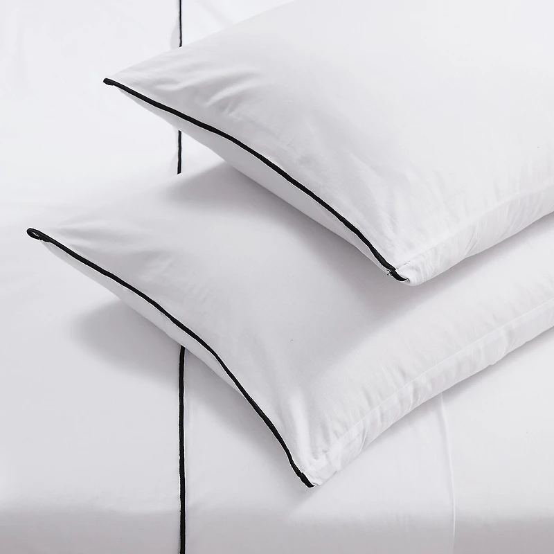 Brooklyn Loom Merrowed Edge Cotton Deep Pocket Sheet Set