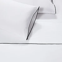 Brooklyn Loom Merrowed Edge Cotton Deep Pocket Sheet Set