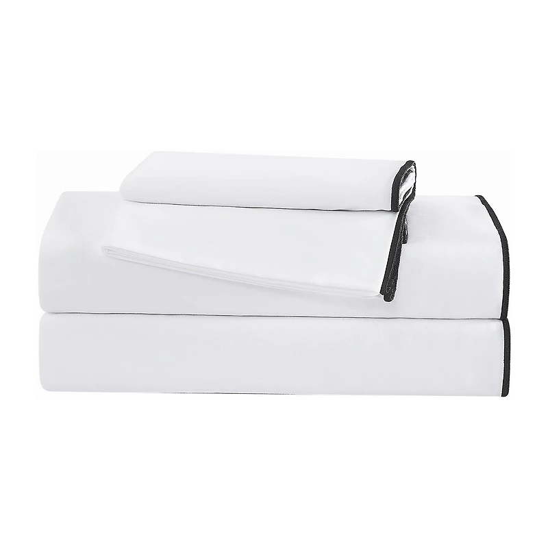 Brooklyn Loom Merrowed Edge Cotton Deep Pocket Sheet Set