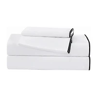Brooklyn Loom Merrowed Edge Cotton Deep Pocket Sheet Set