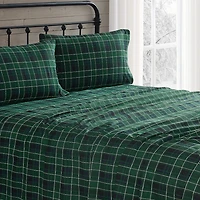 Truly Soft Tartan Plaid Flannel Sheet Set
