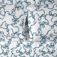 Truly Soft Printed Bow Sheet Set