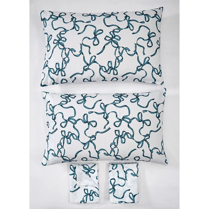 Truly Soft Printed Bow Sheet Set