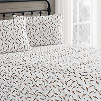 Truly Soft Nutcrackers Flannel Sheet Set