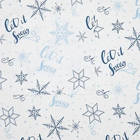 Truly Soft Let It Snow Flannel Sheet Set