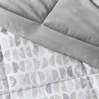 Casual Comfort Premium Down Alternative Moonlight Stars Reversible Comforter Set
