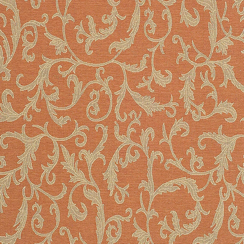 Courtyard Scrolls Indoor/Outdoor Rectangular Rugs 